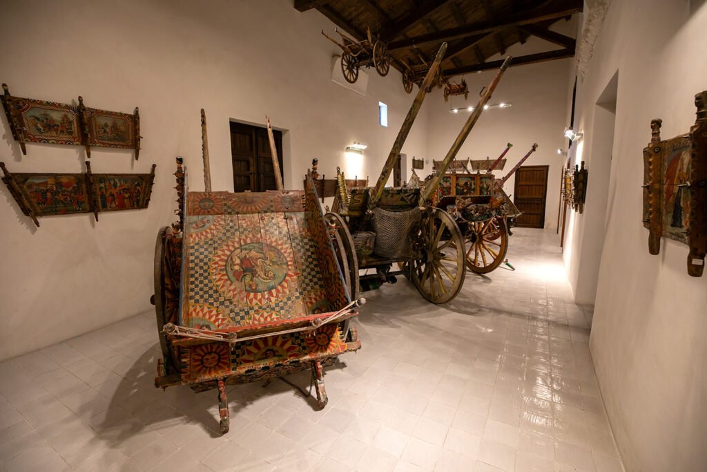 Museo del carretto Madonie Villa Sgadari salva un carretto